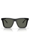 Costa Del Mar 62mm Square Sunglasses In Matte Black/gold Mirror 580g
