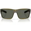 Costa Del Mar 63mm Polarized Rectangular Sunglasses In Multi