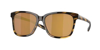 Costa Del Mar 6s2009 May Polarized 200917 Women's Sunglasses Tortoiseshell Size 57 In Black