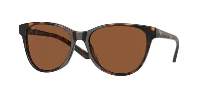 Costa Del Mar 6s2012 Catherine Polarized 201201 Occhiali Da Sole Tartarugatishell Per Donna In Brown