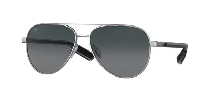 Costa Del Mar 6s4002 Peli Polarized 400227 Occhiali Da Sole Gunmetal Per Uomo In Gray