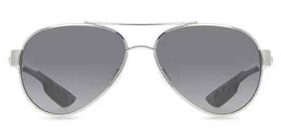 Costa Del Mar 6s4006 Loreto Polarized 400634 Occhiali Da Sole Argentati Per Uomo In Silver