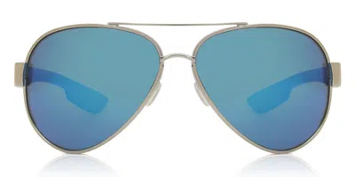 Costa Del Mar 6s4010 South Point Polarized So 21 Obmglp Occhiali Da Sole Argentati Per Uomo In Silver