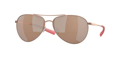 Costa Del Mar 6s6003 Piper Polarized 600314 Men's Sunglasses Gold Size 58