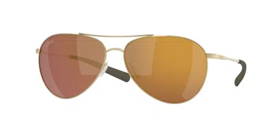 Costa Del Mar 6s6003 Piper Polarized 600321 Occhiali Da Sole Oro Per Uomo In Brown
