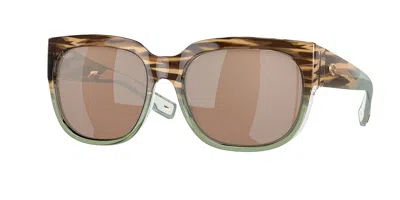 Costa Del Mar 6s9004 Waterwoman 2 Polarized 900408 Women's Sunglasses Brown Size 58