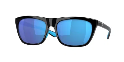 Costa Del Mar 6s9005 Cheeca Polarized 900512 Men's Sunglasses Black Size 57