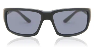 Costa Del Mar 6s9006 Fantail Polarized 900601 Occhiali Da Sole Neri Per Uomo In Black