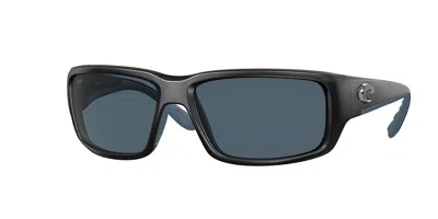 Costa Del Mar 6s9006 Fantail Polarized 900604 Occhiali Da Sole Neri Per Uomo In Blue
