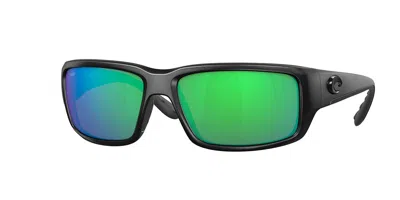 Costa Del Mar 6s9006 Fantail Polarized 900611 Occhiali Da Sole Neri Per Uomo In Blue