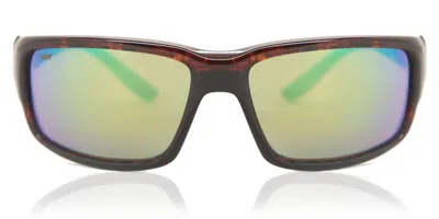 Costa Del Mar 6s9006 Fantail Polarized 900615 Occhiali Da Sole Tartarugatishell Per Uomo In Brown