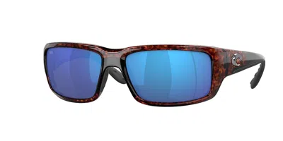 Costa Del Mar 6s9006 Fantail Polarized 900633 Men's Sunglasses Tortoiseshell Size 59 In Black