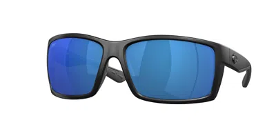 Costa Del Mar 6s9007 Reefton Polarized 900706 Occhiali Da Sole Neri Per Uomo In Black