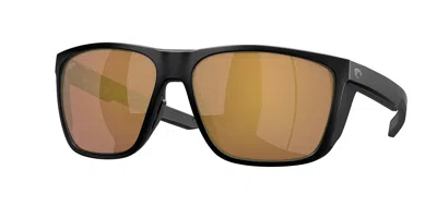 Costa Del Mar 6s9012 Ferg Xl Polarized 901213 Occhiali Da Sole Neri Per Uomo In Brown