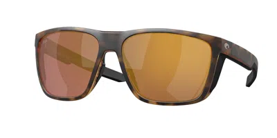 Costa Del Mar 6s9012 Ferg Xl Polarized 901215 Occhiali Da Sole Tartarugatishell Per Uomo In Brown
