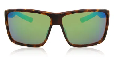 Costa Del Mar 6s9016 Rinconcito 901611 Occhiali Da Sole Tartarugatishell Per Uomo In Brown