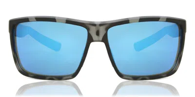 Costa Del Mar 6s9016 Rinconcito Polarized 901629 Men's Sunglasses Tortoiseshell Size 60 In Black