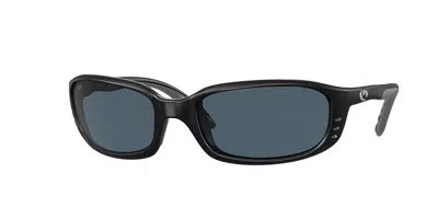 Costa Del Mar 6s9017 Brine Polarized 901703 Occhiali Da Sole Neri Per Uomo In Blue