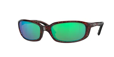Costa Del Mar 6s9017 Brine Polarized 901712 Occhiali Da Sole Tartarugatishell Per Uomo In Brown