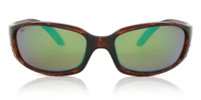 Costa Del Mar 6s9017 Brine Polarized Br 10 Ogmp Occhiali Da Sole Tartarugatishell Per Uomo In Brown