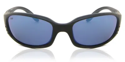 Costa Del Mar 6s9017 Brine Polarized Br 11 Obmp Occhiali Da Sole Neri Per Uomo In Black