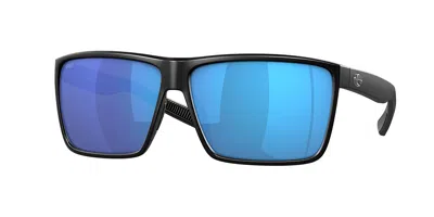 Costa Del Mar 6s9018 Rincon Polarized 901835 Occhiali Da Sole Neri Per Uomo In Black