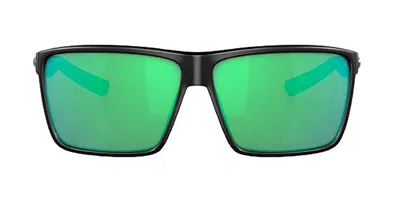 Costa Del Mar 6s9018 Rincon Polarized 901836 Men's Sunglasses Black Size 63