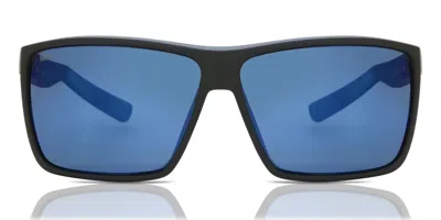 Costa Del Mar 6s9018 Rincon Polarized 901837 Men's Sunglasses Black Size 63