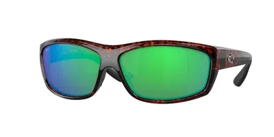 Costa Del Mar 6s9020 Saltbreak Polarized 902007 Men's Sunglasses Tortoiseshell Size 65 In Brown