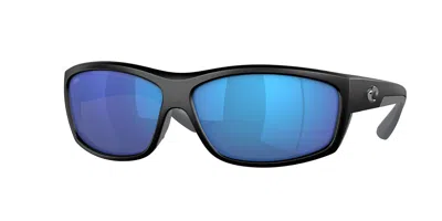 Costa Del Mar 6s9020 Saltbreak Polarized 902019 Occhiali Da Sole Neri Per Uomo In Blue