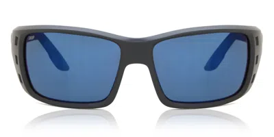 Costa Del Mar 6s9022 Permit Polarized Pt 98 Obmp Men's Sunglasses Grey Size 61 In Gray