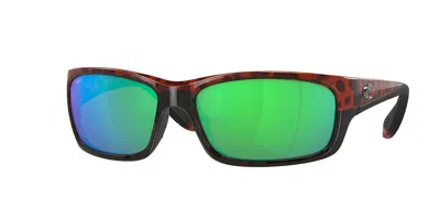 Costa Del Mar 6s9023 Jose Polarized 902307 Occhiali Da Sole Neri Per Uomo In Green