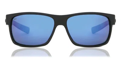 Costa Del Mar 6s9026 Half Moon Polarized Hfm 155 Obmp Men's Sunglasses Black Size 59