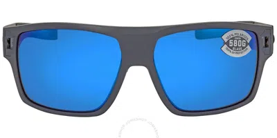 Costa Del Mar 6s9034 Diego Polarized 903407 Men's Sunglasses Grey Size 62 In Blue