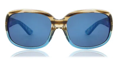 Costa Del Mar 6s9041 Gannet Polarized 904114 Occhiali Da Sole Blu Per Donna In Brown