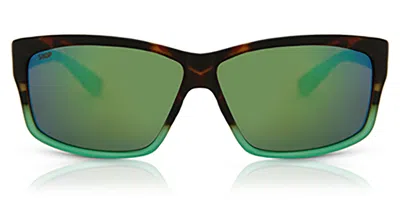 Costa Del Mar 6s9047 Cut Polarized 904712 Men's Sunglasses Tortoiseshell Size 60 In Brown