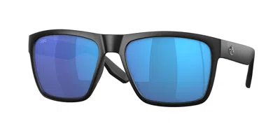 Costa Del Mar 6s9050 Paunch Xl Polarized 905001 Occhiali Da Sole Neri Per Uomo In Black