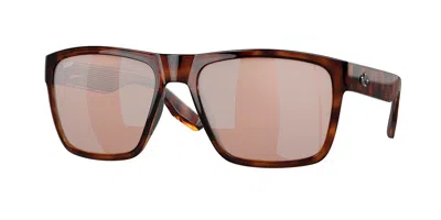 Costa Del Mar 6s9050 Paunch Xl Polarized 905007 Occhiali Da Sole Tartarugatishell Per Uomo In Brown