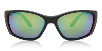 Costa Del Mar 6s9054 Fisch Polarized Fs 01 Ogmp Occhiali Da Sole Neri Per Uomo In Black