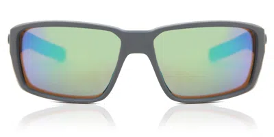 Costa Del Mar 6s9079 Fantail Pro Polarized 907910 Men's Sunglasses Grey Size 60 In Matte Grey