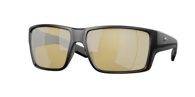 Costa Del Mar 6s9080 Reefton Pro Polarized 908006 Occhiali Da Sole Neri Per Uomo In Black