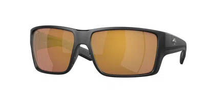 Costa Del Mar 6s9080 Reefton Pro Polarized 908014 Occhiali Da Sole Neri Per Uomo In Black