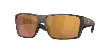 Costa Del Mar 6s9080 Reefton Pro Polarized 908017 Men's Sunglasses Tortoiseshell Size 63 In Brown
