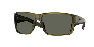 Costa Del Mar 6s9080 Reefton Pro Polarized 908018 Occhiali Da Sole Verdi Per Uomo In Green