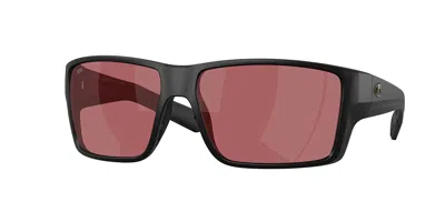 Costa Del Mar 6s9080 Reefton Pro Polarized 908019 Occhiali Da Sole Neri Per Uomo In Black