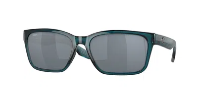 Costa Del Mar 6s9081 Palmas Polarized 908106 Women's Sunglasses Blue Size 57