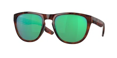 Costa Del Mar 6s9082 Irie Polarized 908206 Men's Sunglasses Tortoiseshell Size 55 In Burgundy