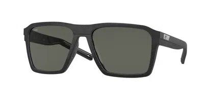 Costa Del Mar 6s9083 Antille Polarized 908302 Occhiali Da Sole Neri Per Uomo In Black