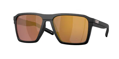 Costa Del Mar 6s9083 Antille Polarized 908306 Men's Sunglasses Black Size 58