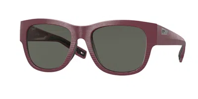 Costa Del Mar 6s9084 Caleta Polarized 908401 Women's Sunglasses Purple Size 55